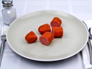 1 Slice (2-1/2" Dia X 1/4" Thick) Pork Liverwurst Liver Sausage