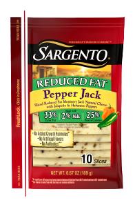 1 slice (20 g) Deli Fresh Pepper Jack Natural Cheese Slices with 2% Milk