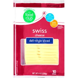 1 slice (20 g) Swiss Deli-Style Cheese Slices