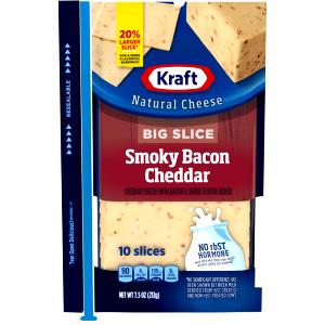 1 slice (21 g) Big Slice Smoky Bacon Cheddar