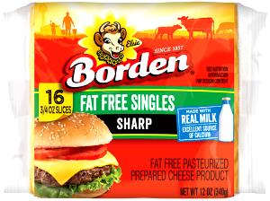 1 slice (21 g) Fat Free Sharp Cheddar Cheese Singles
