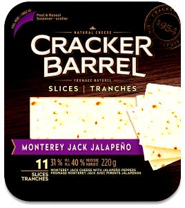 1 slice (21 g) Jalapeno Peppers Monterey Jack Cheese