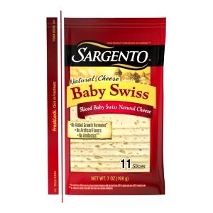 1 slice (21 g) Natural Baby Swiss Cheese