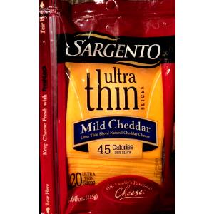 1 slice (21 g) Thin Sliced Mild Cheddar Cheese