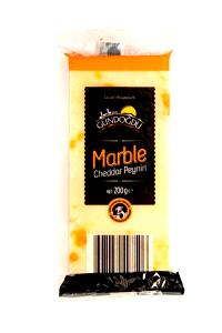 1 slice (22 g) Blue Marbled White Cheddar Cheese