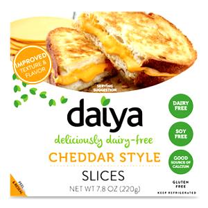 1 slice (22 g) Dairy Free Cheddar Style Slices