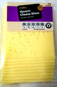 1 slice (22 g) Havarti Cheese