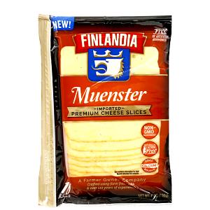 1 slice (22 g) Imported Muenster Natural Cheese Deli Slices