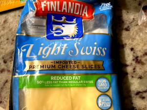 1 slice (22 g) Light Swiss Cheese Slice