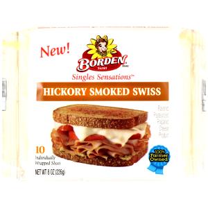 1 slice (23 g) Hickory Smoked Swiss Cheese Singles Sensations