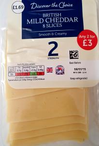 1 slice (25 g) Cheese