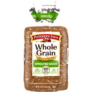 1 slice (25 g) Whole Grain 100% Natural 100% Whole Wheat Bread