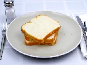 1 slice (26 g) White Bread (Large)
