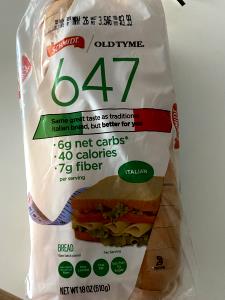 1 slice (28 g) 40 Calorie Bread - Italian