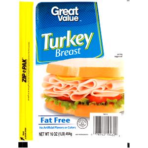 1 slice (28 g) 98% Fat Free Oven Roasted Turkey Breast