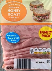 1 slice (28 g) Honey Roasted & Smoked Turkey Breast