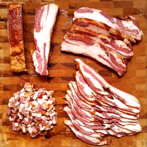 1 slice (28 g) Lamb Bacon