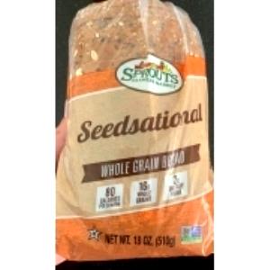 1 slice (28 g) Seedsational Whole Grain Bread