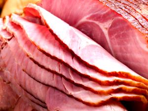 1 slice (28 g) Sliced Cooked Ham