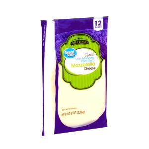 1 slice (28 g) Sliced Part Skim Mozzarella Cheese