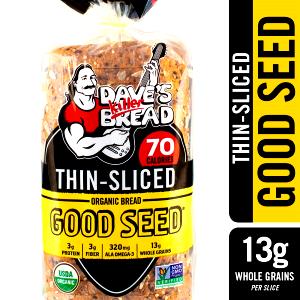 1 slice (28 g) Thin-Sliced Good Seed Organic Bread