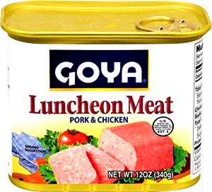 1 Slice (28.0 G) Luncheon Meat, Pork & Beef