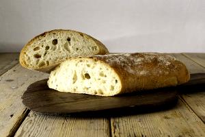 1” slice 2oz (56 g) Ciabatta Loaf