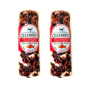 1 slice (30 g) Cranberry Cinnamon Goat’s Milk Cheese