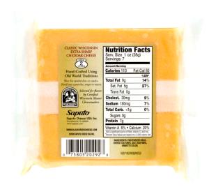 1 slice (31 g) Thick Cheese Slice