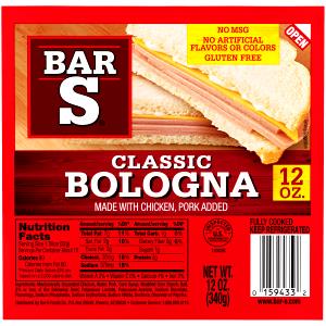 1 slice (32 g) Chicken Bologna Pork and Beef Added