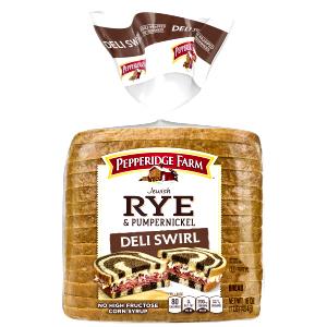 1 slice (32 g) Deli Swirl Rye & Pump Bread