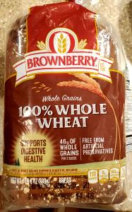 1 slice (34 g) 100% Whole Wheat Bread (34g)