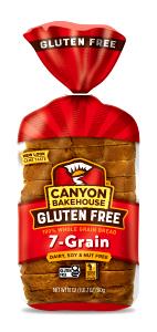 1 slice (34 g) 7 Grain Gluten Free Bread