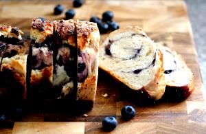 1 slice (34 g) Blueberry Swirl Bread