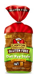 1 slice (34 g) Gluten Free Deli Rye Style Bread