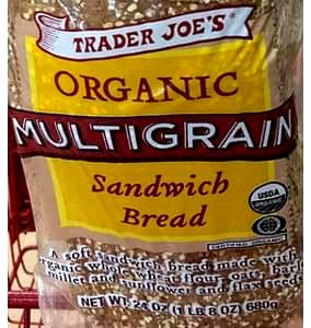 1 slice (34 g) Organic Multigrain Sandwich Bread