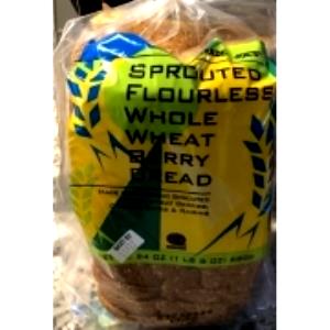 1 slice (34 g) Sprouted Flourless Whole Wheat Berry Bread