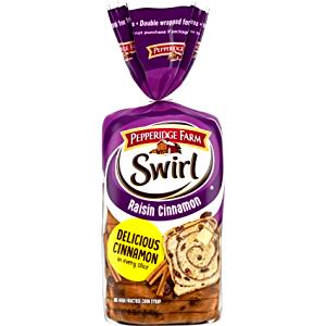 1 slice (35 g) Whole Grain Raisin Swirl Bread