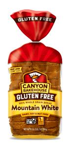 1 slice (36.4 g) Gluten Free Mountain White