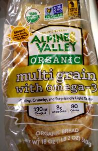 1 slice (37 g) Organic Multi Grain Bread with Omega-3