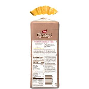 1 slice (38 g) Artesano Golden Wheat Bakery Bread