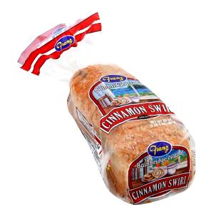 1 slice (38 g) Bainbridge Island Cinnamon Swirl Bread