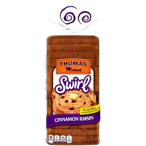 1 slice (38 g) Cinnamon Raisin Swirl Toasting Bread