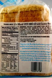 1 slice (38 g) Old World Rye Bread with Caraway Seeds