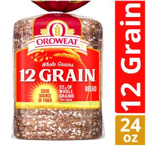 1 slice (38 g) Whole Grains 12 Grain Bread