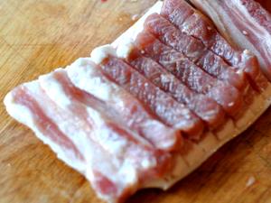 1 Slice (4" X 1-3/4" X 1/2") Salt Pork