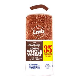 1 slice (41 g) Healthy Life 100% Whole Wheat Bread