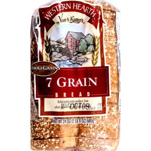 1 slice (42 g) Western Hearth 7 Grain Bread