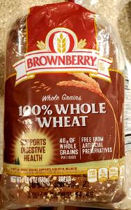 1 slice (43 g) All Natural Whole Grain 100% Whole Wheat Bread