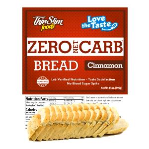 1 slice (43 g) Carb Zero Cinnamon Bread